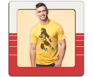 Men's cool t-shirts with vintage funny graphics | solid threads nav icon