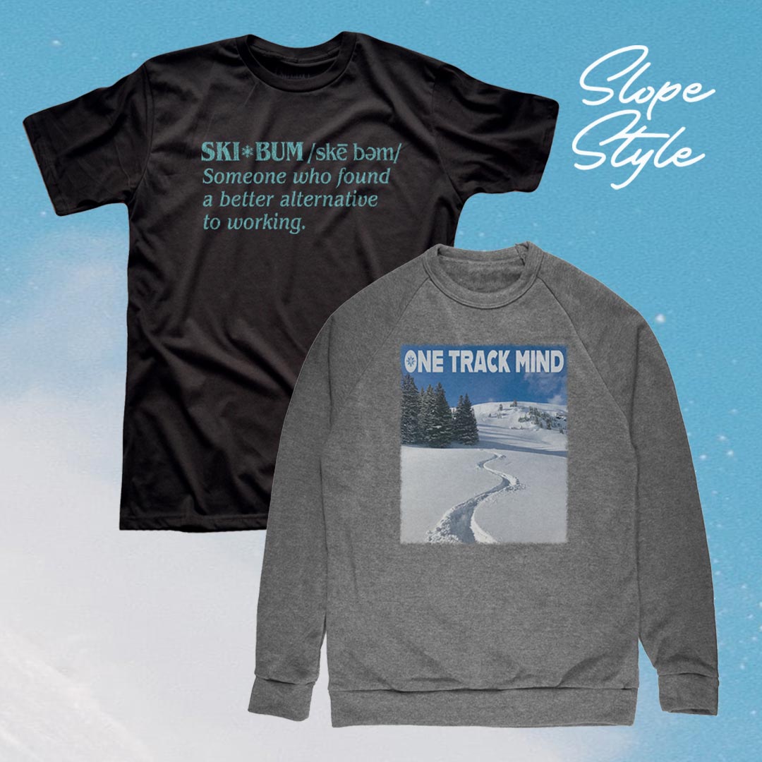 Vintage Ski Bum T-shirt Style | Awesome Apres Ski Apparel & Hoodies