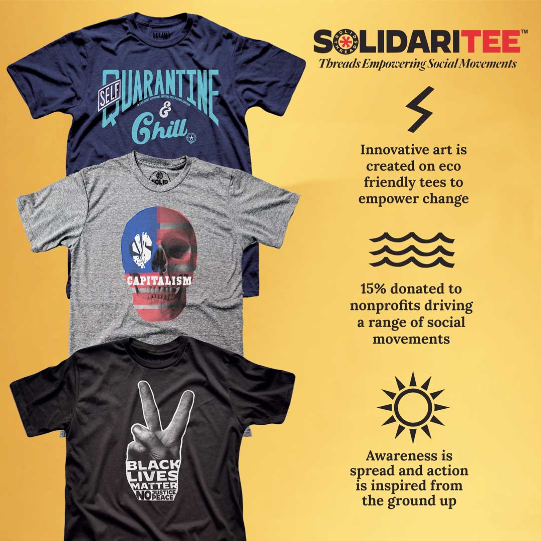 Vintage Activism T-shirts | Cool Retro Tees for a Cause