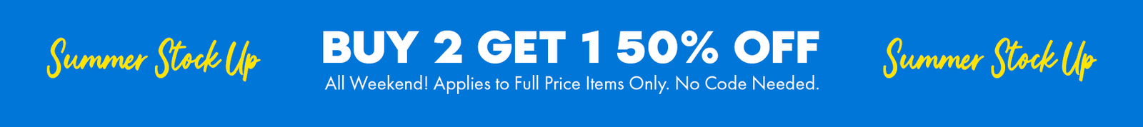Summer Stock Up | Buy 2 Cool Graphic Tees, Get the 3rd 50% Off