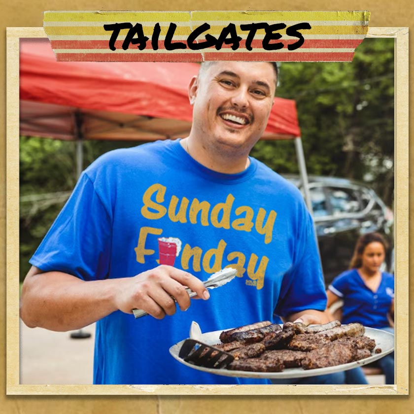 Vintage Tailgating T-shirts | Cool Sports Graphic Tees