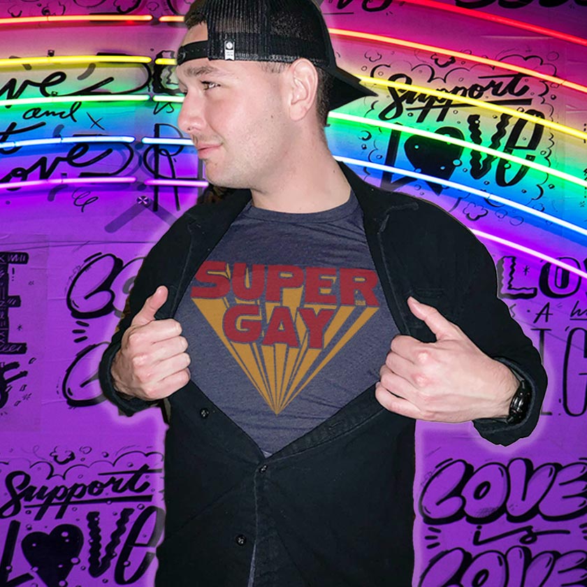 Vintage Pride T-shirts | Cool Retro Gay Rights Graphic Tees