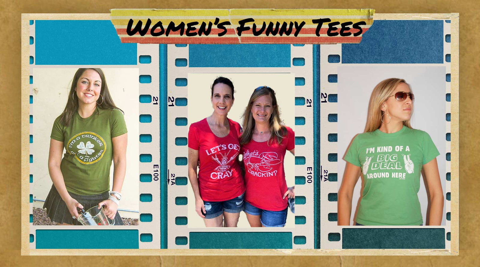 Funny T-shirts for Women | Cool Retro Graphic Tees for Gals