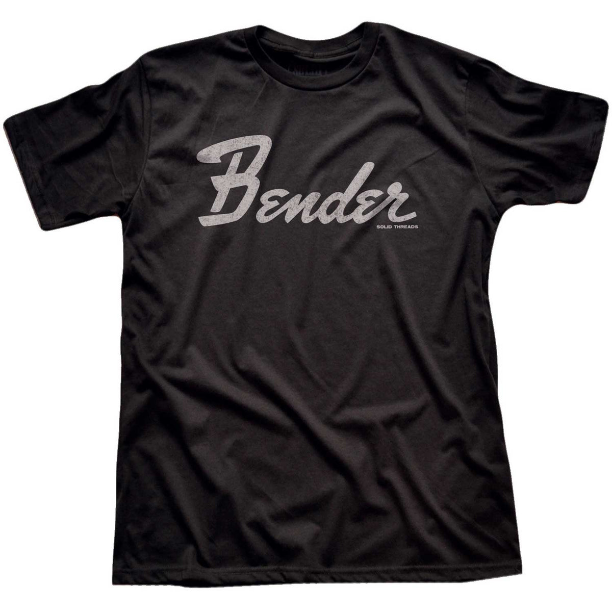 Men&#39;s Bender Vintage Party Graphic T-Shirt | Funny Music Festival Tee | Solid Threads