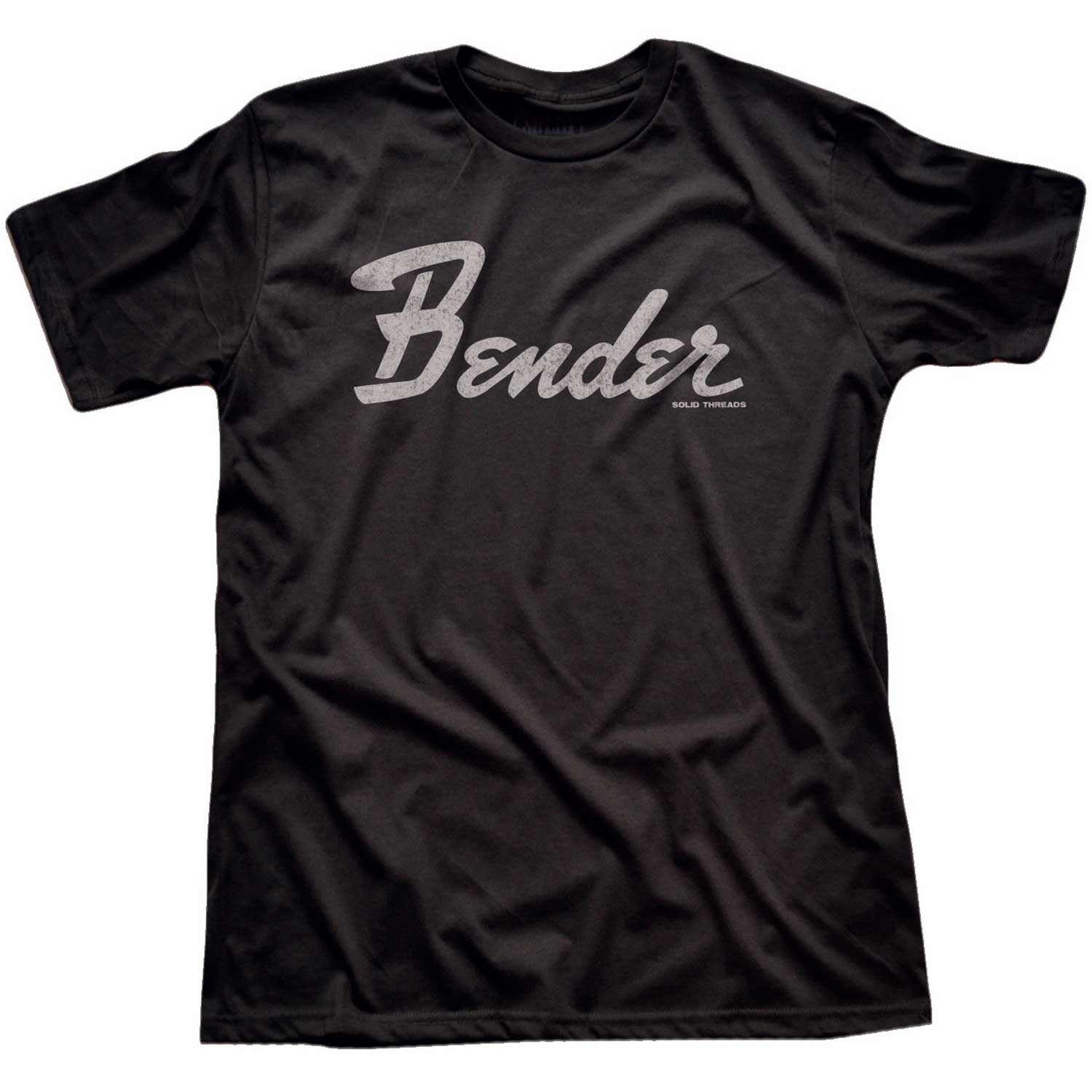 Men's Bender Vintage Party Graphic T-Shirt | Funny Music Festival Tee | Solid Threads