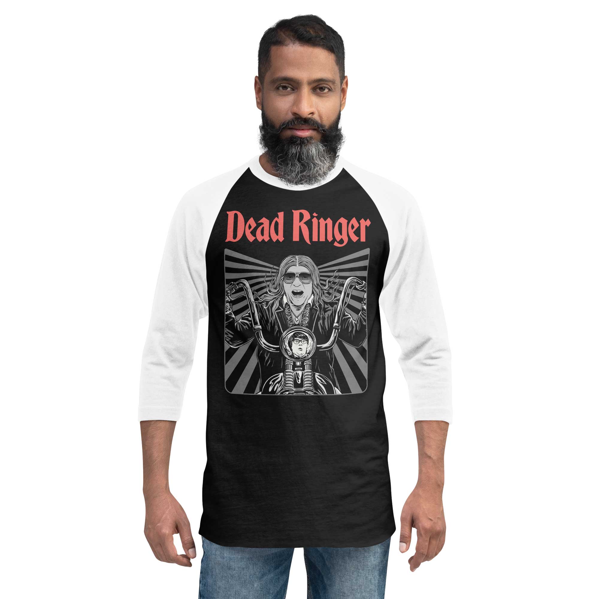 Dead Ringer Vintage Graphic Tee | Retro Meat Loaf Baseball T-shirt Model - Solid Threads