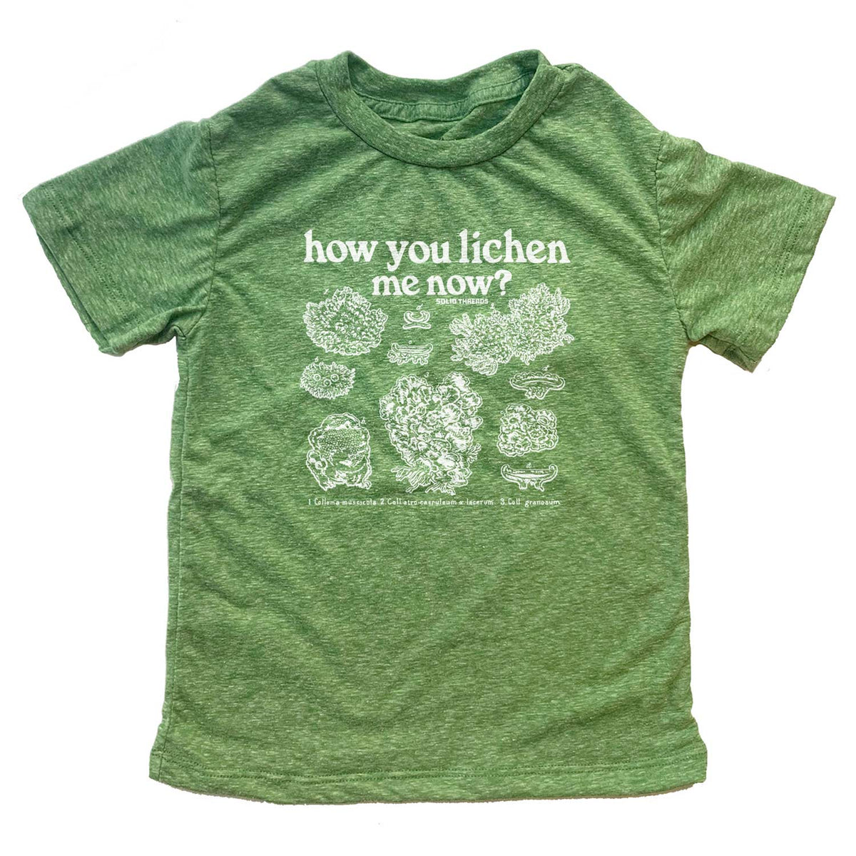 Kid&#39;s How You Lichen Me Now Retro Graphic Tee | Funny Nature T-Shirt for Youth | SOLID THREADS