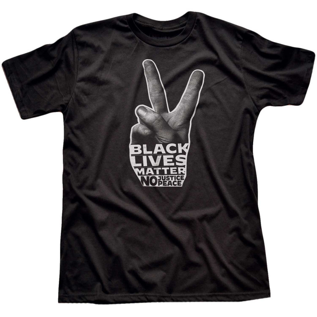 T-shirt Long Noir 'Black Lives Matter' - Message 'Je Ne Peux Pas Respirer', Coton, Neuf Sans étiquette