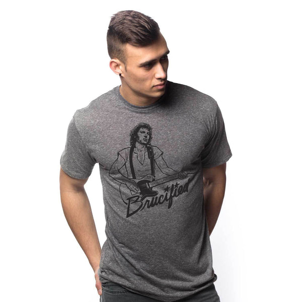 Brucified Cool Graphic T-Shirt | Vintage Bruce Springsteen Tee 