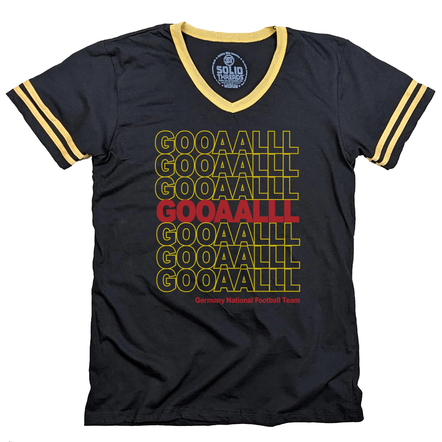 Germany Soccer Goaalll V-Neck Tee