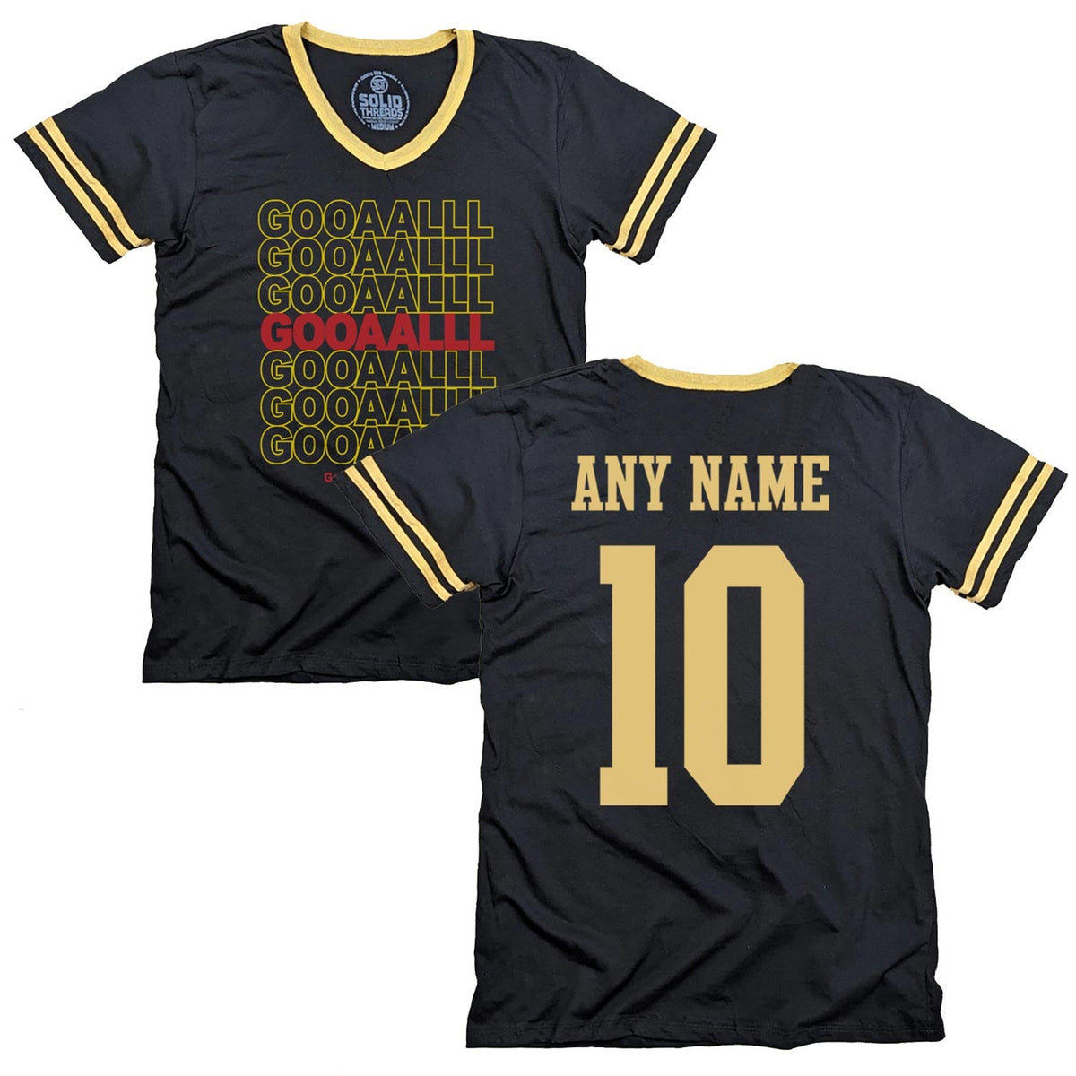 Germany Soccer Goaalll V-Neck Tee