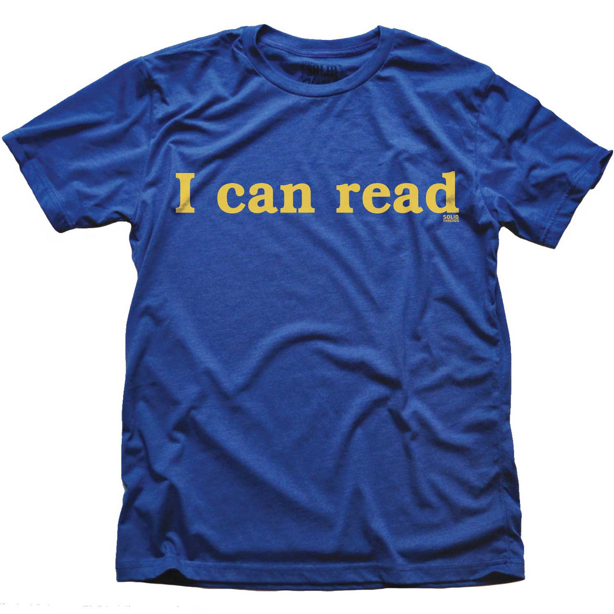 Men&#39;s I Can Read Vintage Stoner Graphic Tee | Funny Bookworms T-shirt | Solid Threads