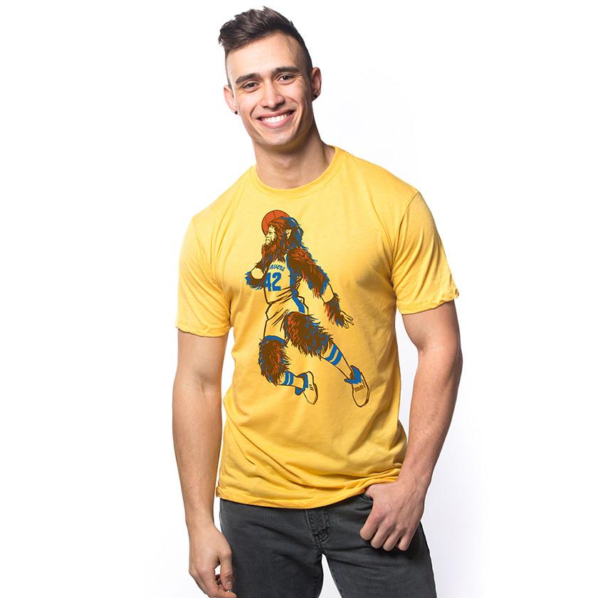 Men's Teen Wolf Cool 80s Movie Graphic Tee | Retro Michael J. Fox Yellow T-Shirt | SOLID THREADS