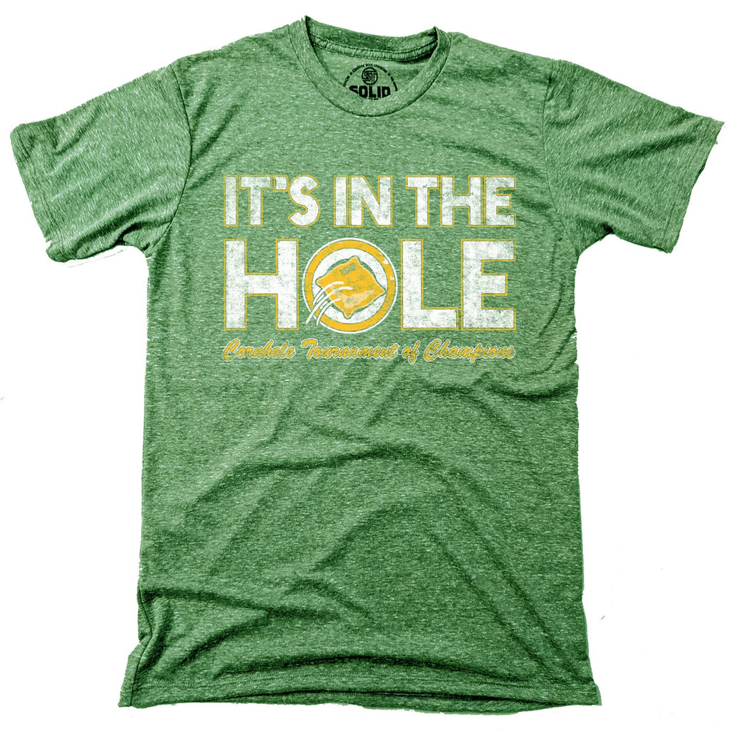 It's In The Hole Funny Graphic T-Shirt | Vintage Golf Swing Tee