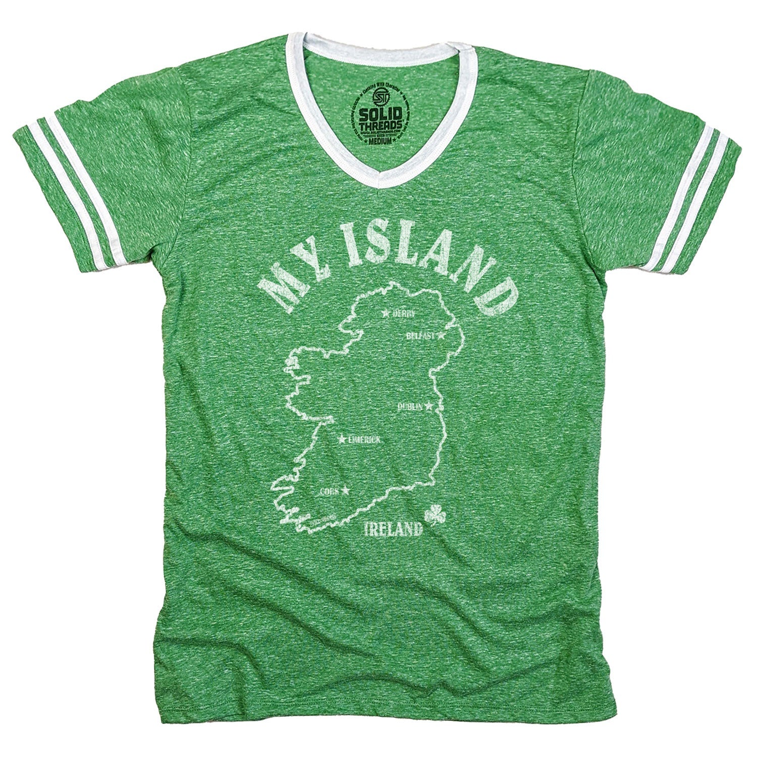 My Island Ringer V-Neck T-Shirt