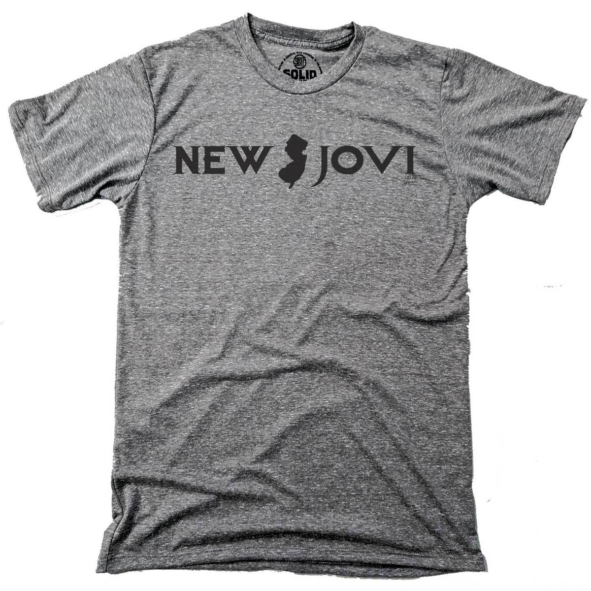 Men&#39;s New Bon Jovi Funny Graphic T-Shirt | Vintage Jersey Musician Tee | Solid Threads