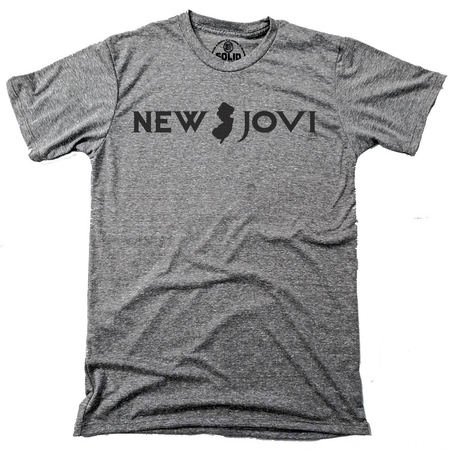 Men's New Bon Jovi Funny Graphic T-Shirt | Vintage Jersey Musician Tee | Solid Threads