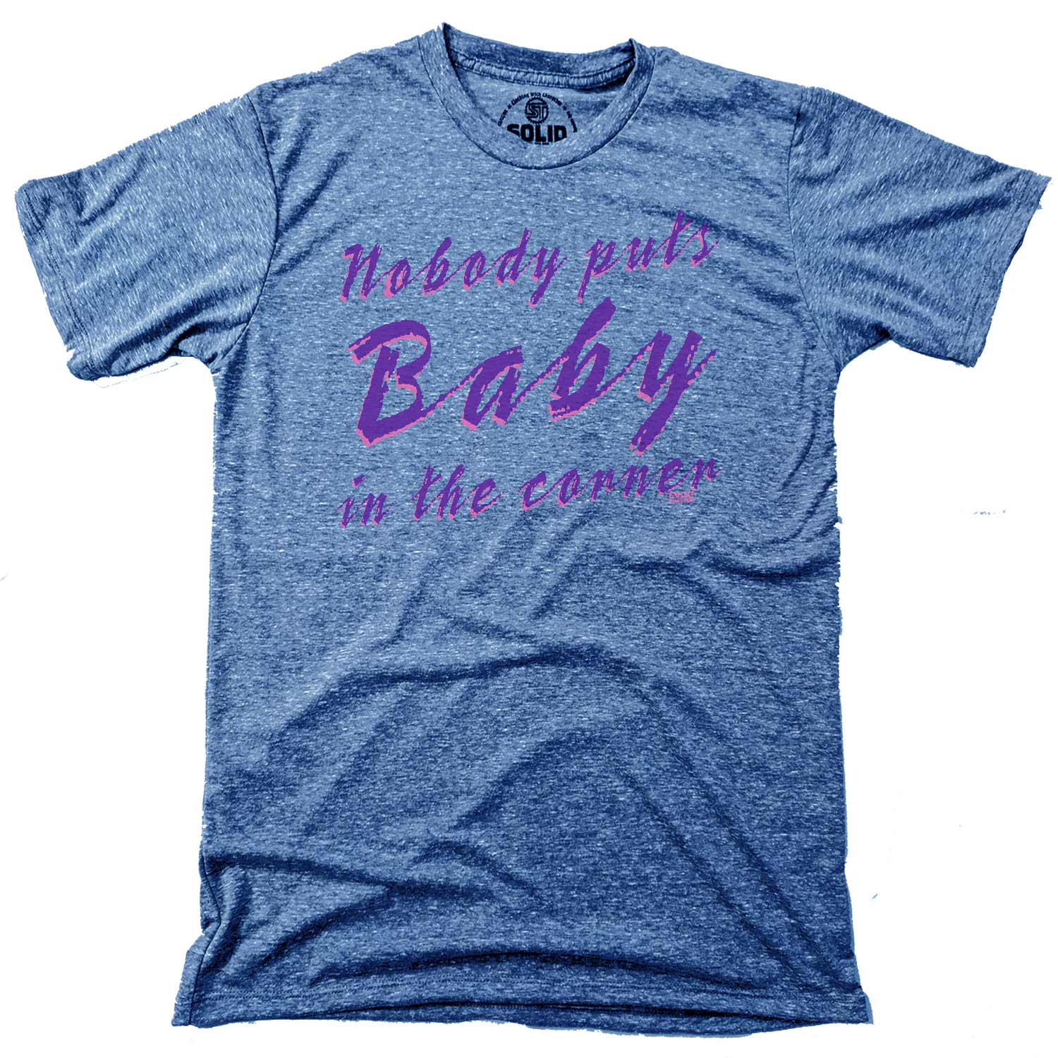 Vintage Men's Nobody Puts Baby in the Corner Cool Dirty Dancing Graphic T-Shirt | SOLID THREADS