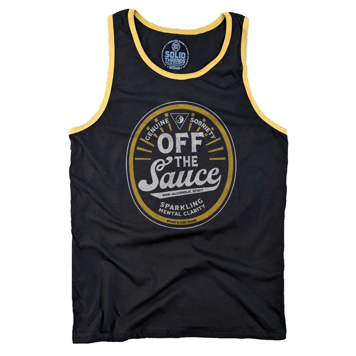 Off the Sauce Ringer Tank Top | Supports Addiction Treatment