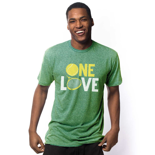 One Love Sports Cool Graphic T-Shirt | Vintage Tennis Racket Tee