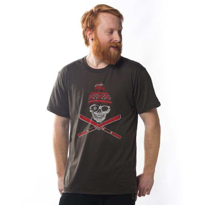 Ski Skull Vintage Inspired T-shirt - Solid Threads