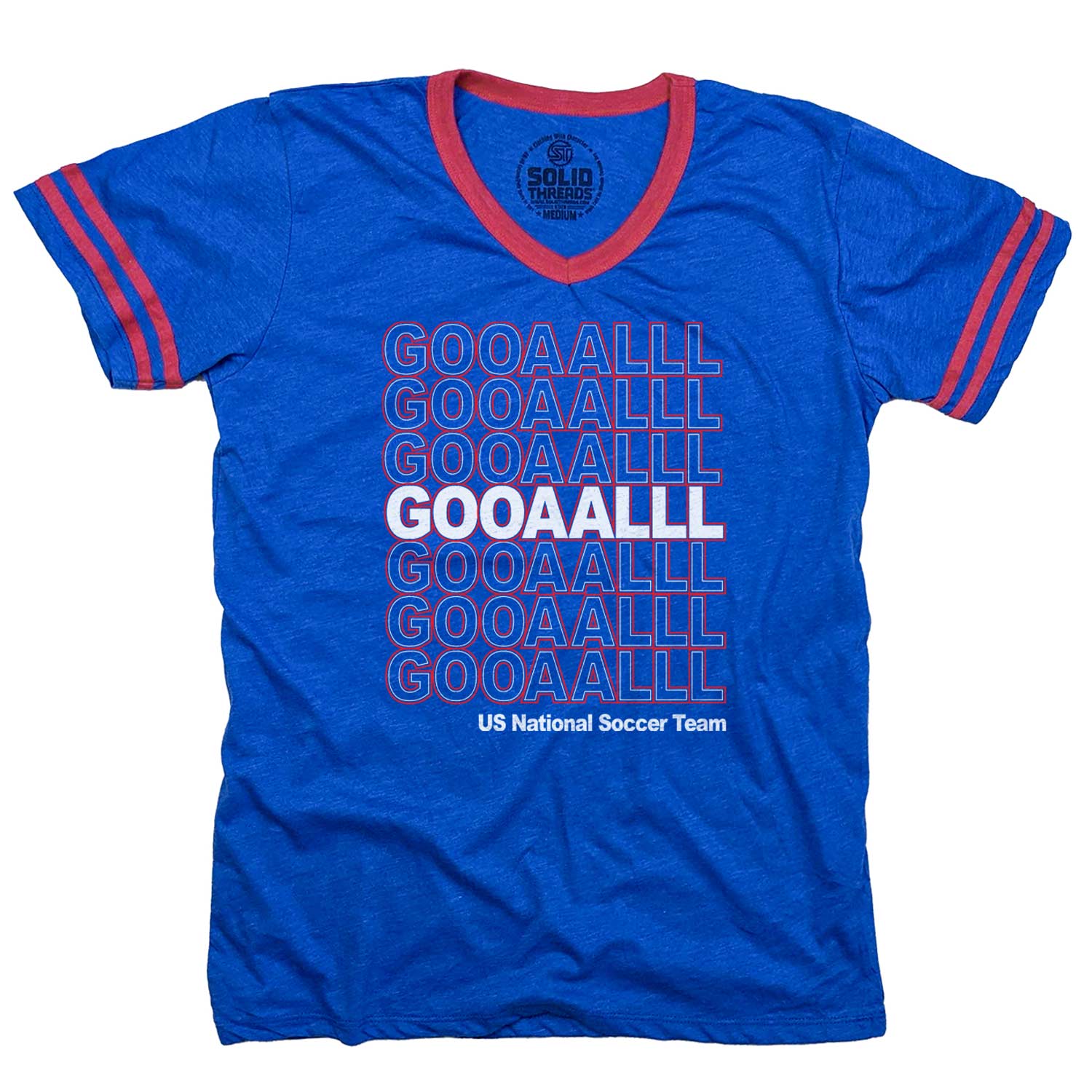 US Soccer Gooaalll V-Neck Tee
