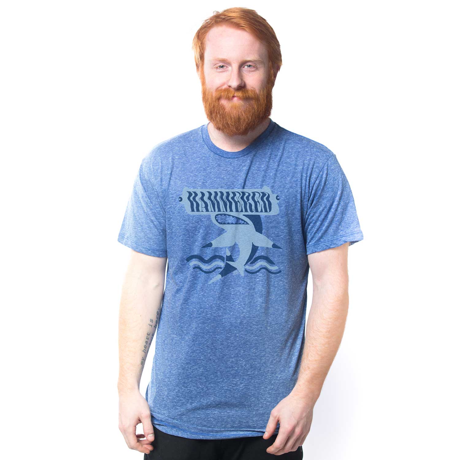 Men's Hammered Vintage Graphic T-Shirt | Funny Beach Vacation Tee | Solid Threads