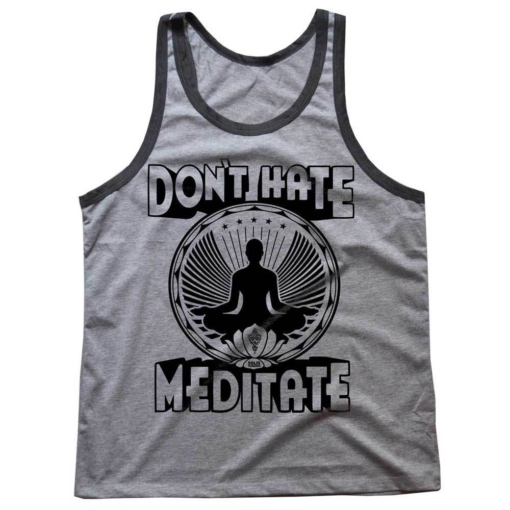 Don't Hate Meditate Vintage Inspired Tank Top | SOLID THREADS