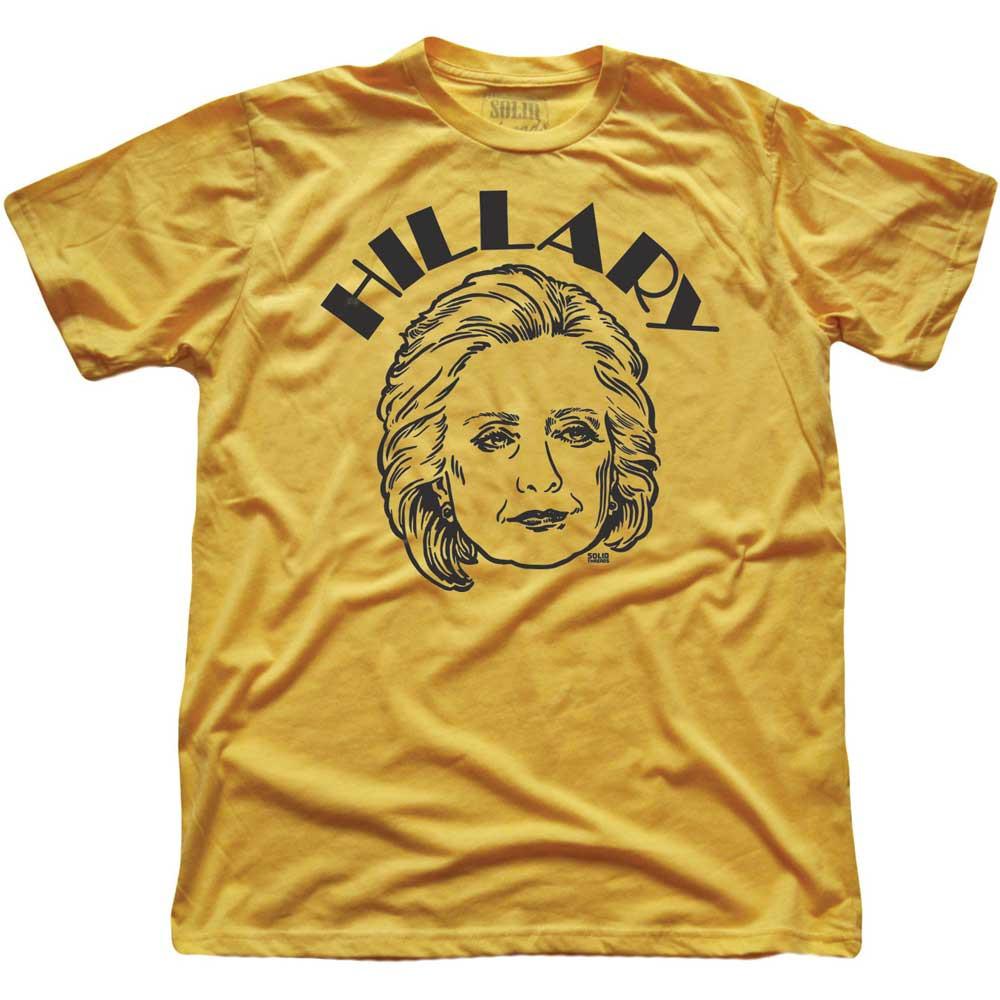 Men's Hillary Cool 2016 Politics Graphic T-Shirt | Vintage Democrat Tee | Solid Threads