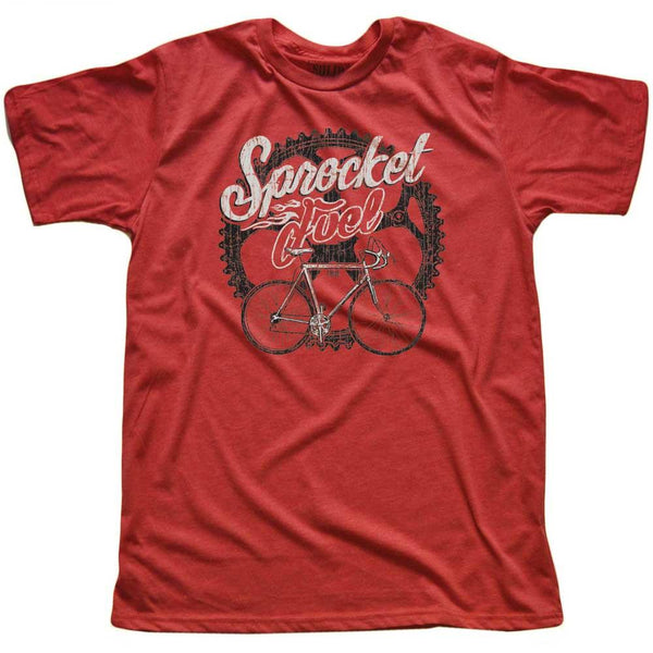Sprocket Fuel Vintage Graphic T-Shirt | Funny Bike Enthusiast Tee