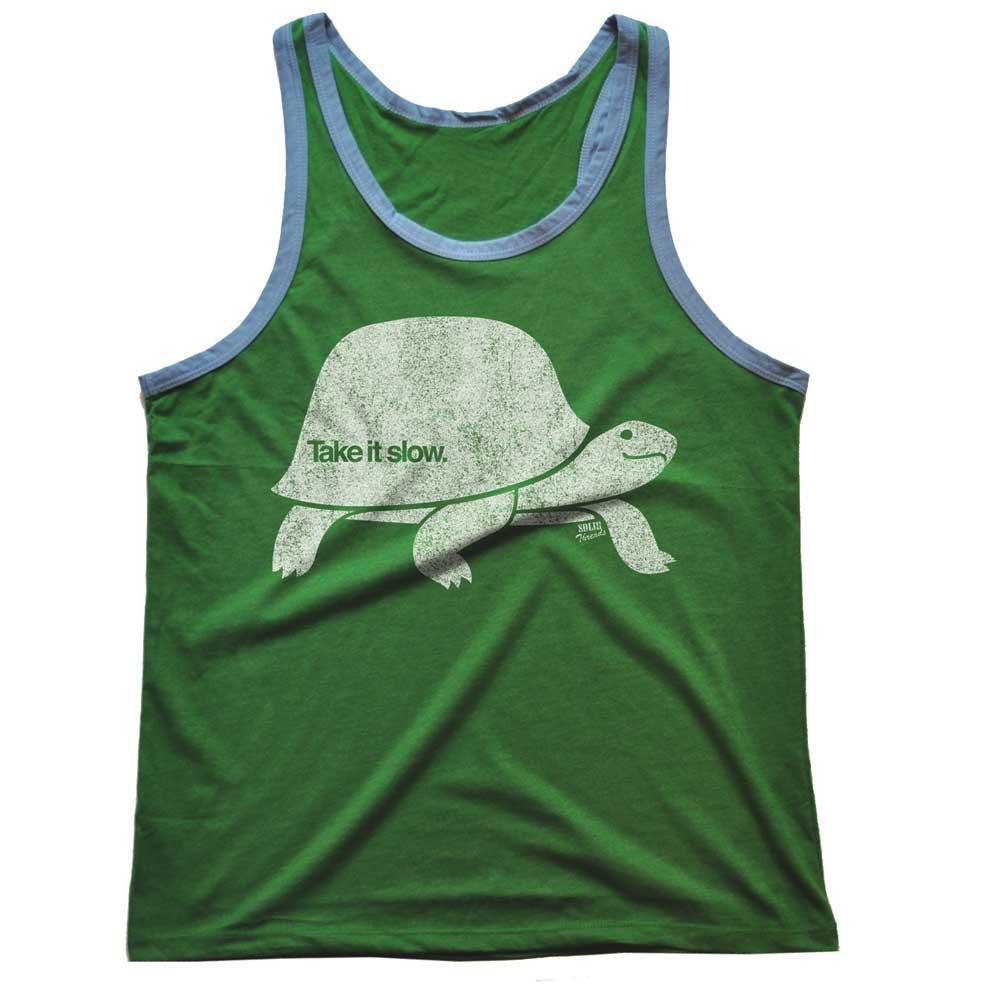 Take It Slow Vintage Tank Top - Solid Threads