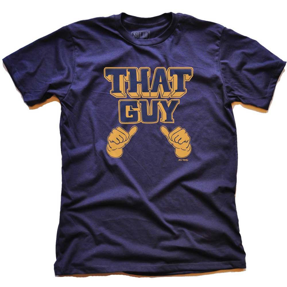 Men&#39;s That Guy Funny Hot Shot Graphic T-Shirt | Vintage Birthday Tee | Solid Threads