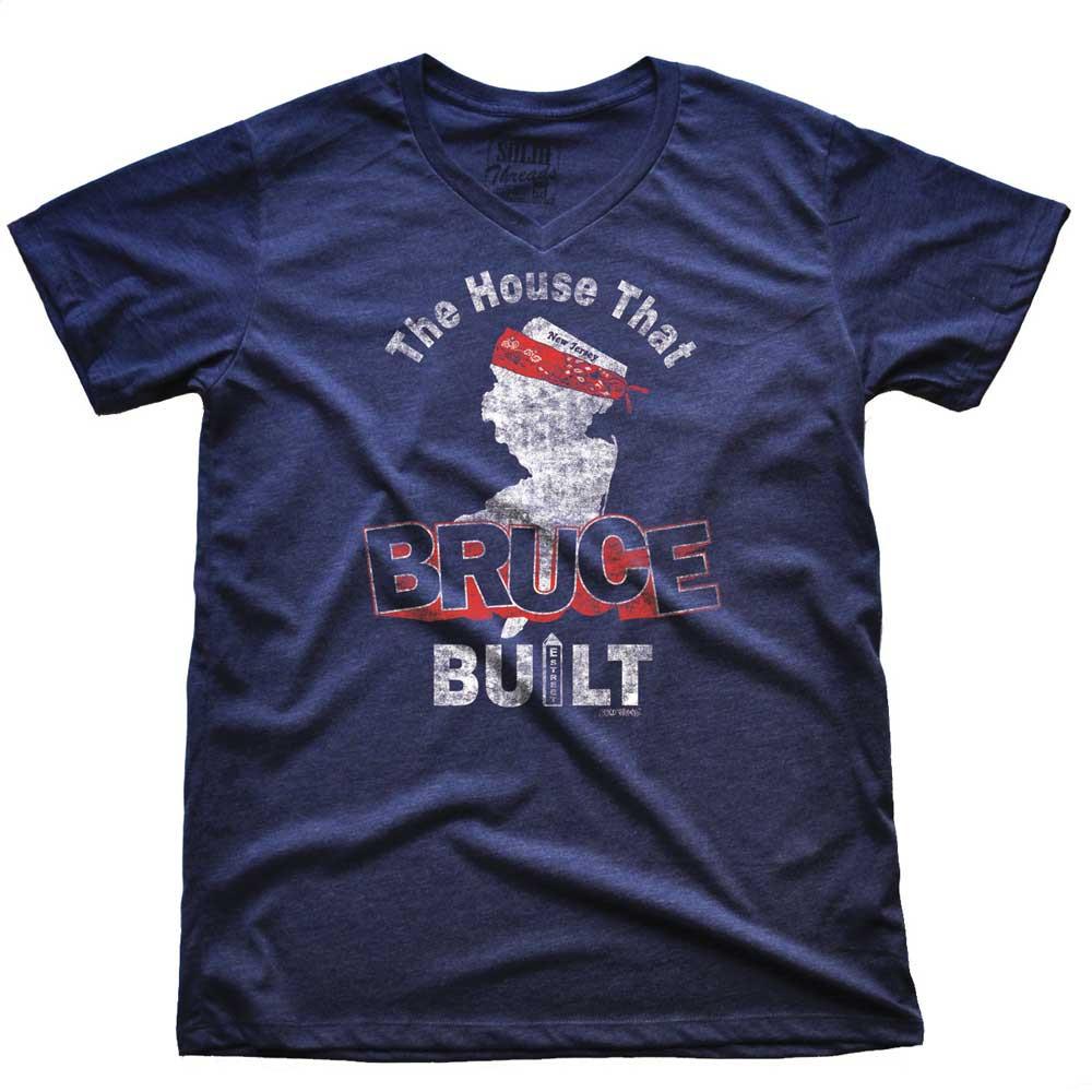 The House That Bruce Built Vintage V-neck T-shirt | SOLID THREADS