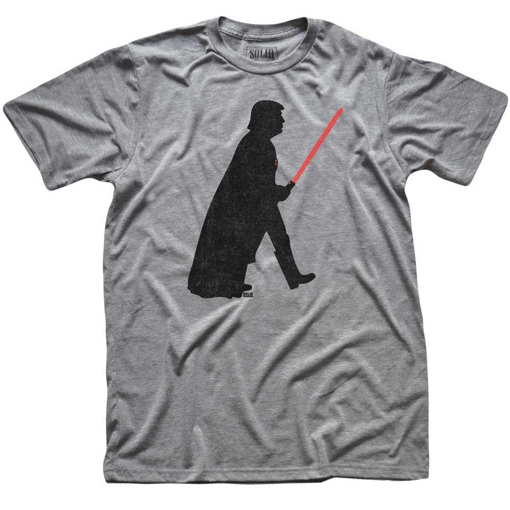 Men&#39;s Trump Vader Vintage Star Wars Graphic T-Shirt | Funny Political Tee | Solid Threads