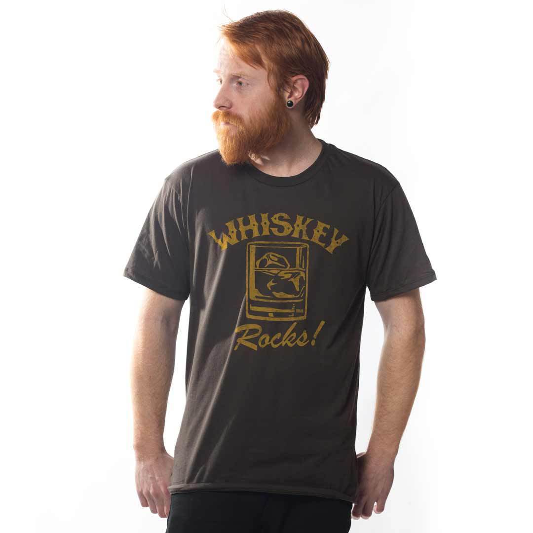 Whiskey Rocks Vintage Inspired T-shirt | SOLID THREADS 