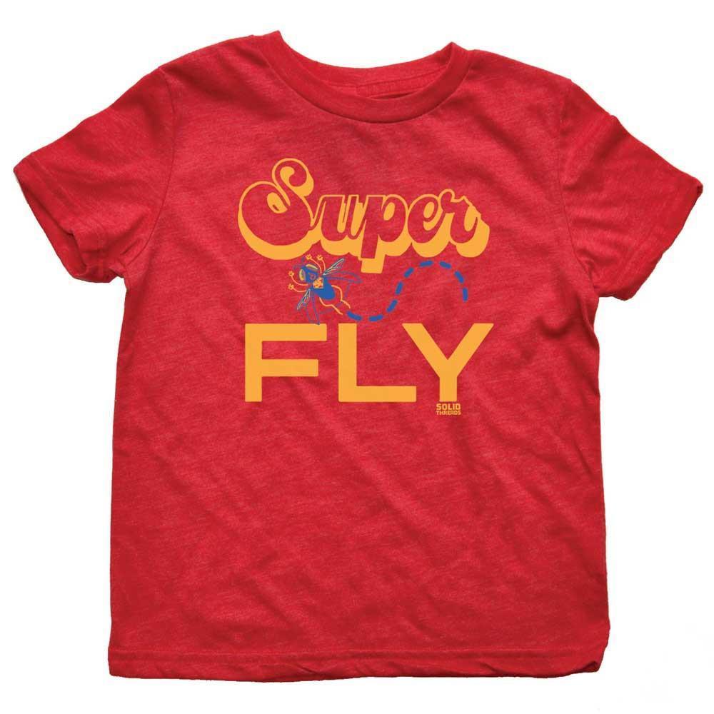 Kids Superfly Retro R and B Music Graphic T-Shirt | Funny Curtis Mayfield Tee | Solid Threads