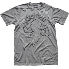 New Jersey Strong Cool Graphic T-Shirt | Vintage NJ Pride Tee