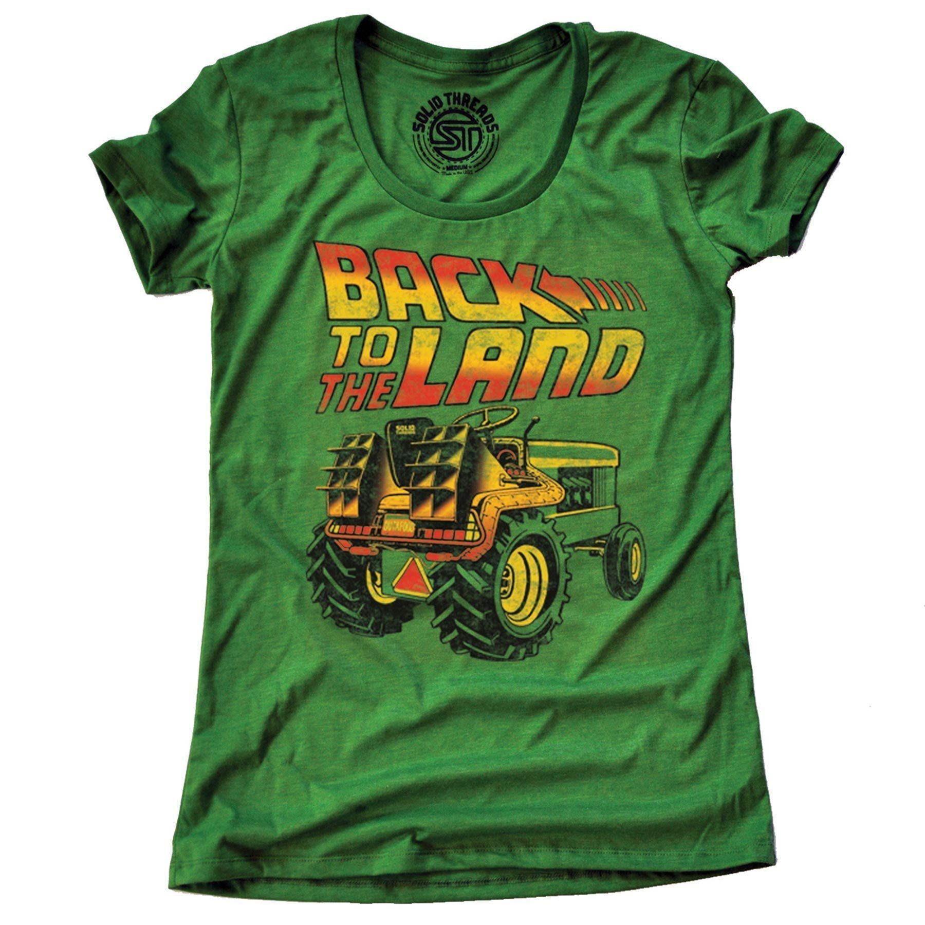 Women's Back To The Land Vintage Inspired T-shirt | SOLID THREADS