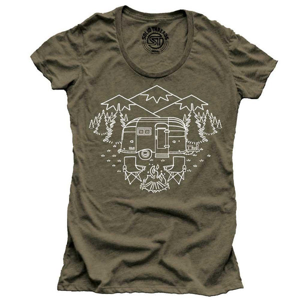 Airstream Touring Coach Adventure Unisex T-Shirt (Color: Olive, Size: 3XL)