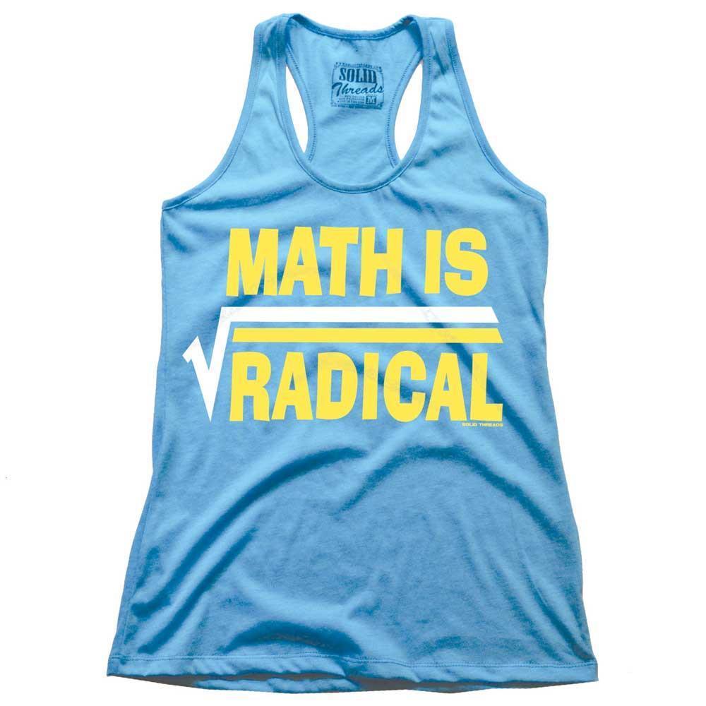Women&#39;s Math Is Radical Vintage Tank Top | SOLID THREADS