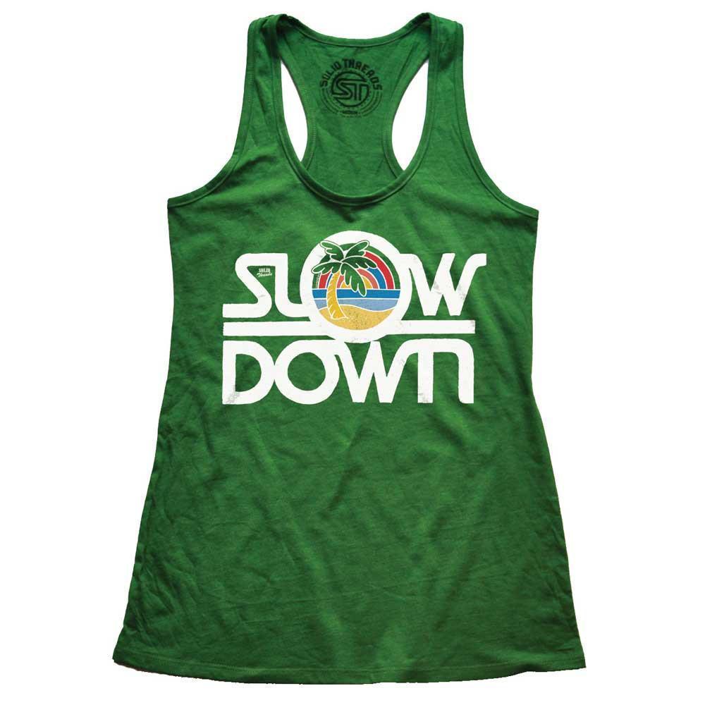 Women&#39;s Slow Down Vintage Tank Top | SOLID THREADS