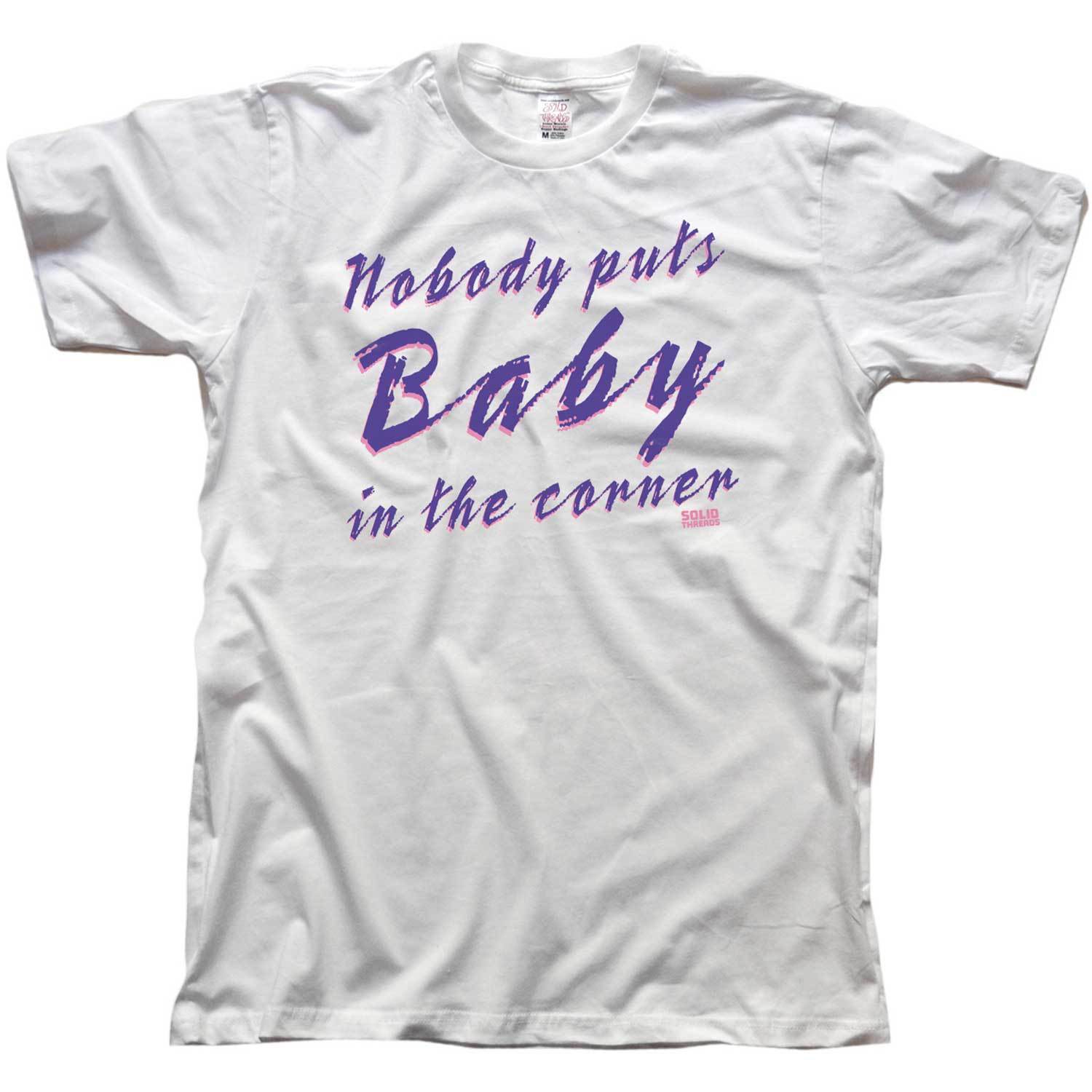 Vintage Men's Nobody Puts Baby in the Corner Cool Dirty Dancing Graphic T-Shirt | SOLID THREADS