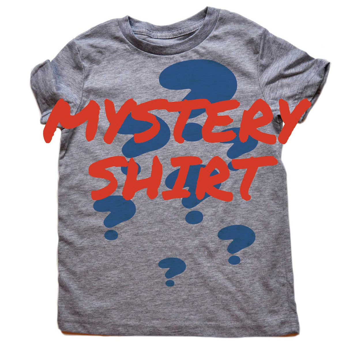 Kid&#39;s Mystery Retro Graphic T-Shirt With Slight Defect | Cool Tee Surprise Design | Solid Threads