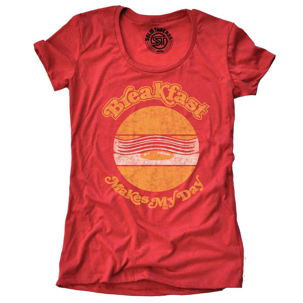 Women's Breakfast Makes T-shirt by Solid Threads