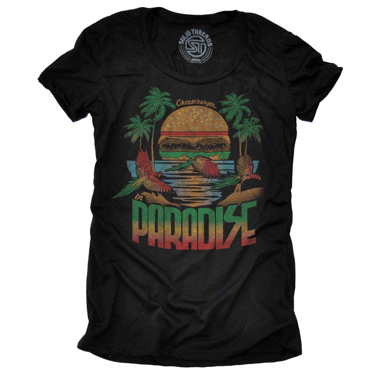 Women's Cheeseburger in Paradise T-shirt