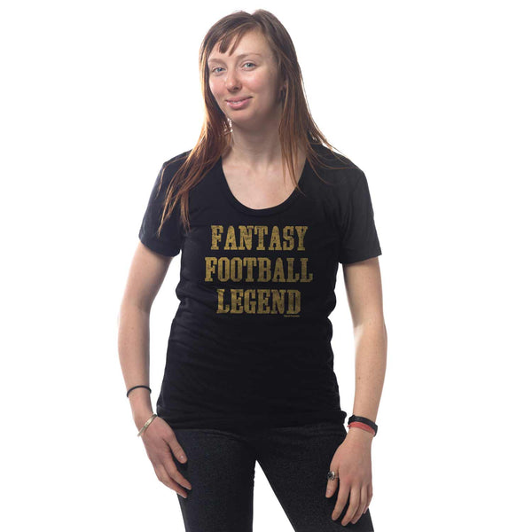 Wild Bobby Las Vegas Fan LV Fantasy Sports Women Graphic Tee, Charcoal, Large, Women's, Gray