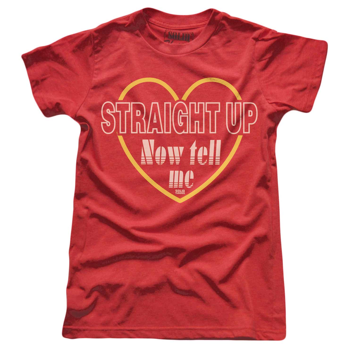 Women's Straight Up Vintage Graphic Tee | Paula Abdul Crop Top T-shirt for Women | Solid Threads
