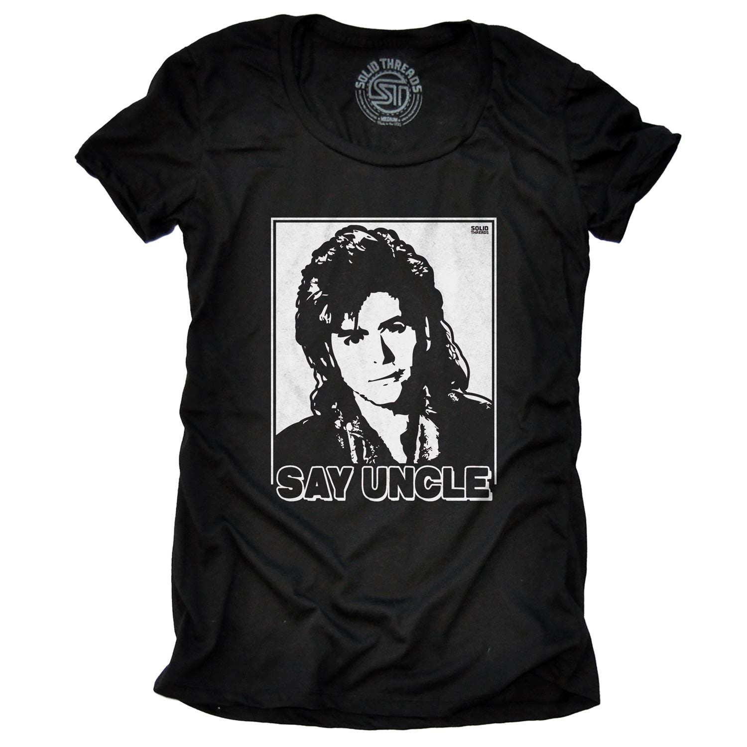 Women's Say Uncle Vintage Graphic Tee | Retro TV T-shirt | Solid Threads
