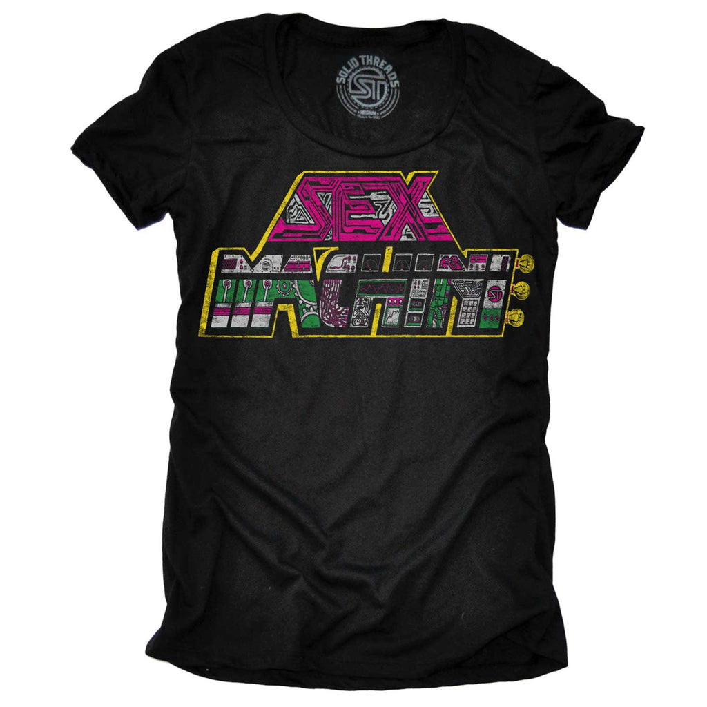 80's90's SEX グラフィックTシャツ Women's Sex Machine Vintage Graphic T-Shirt | Funny Raunchy Tee